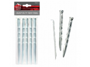 Base Camping Heavy Duty Metal Tent Pegs (23cm / 9") x 5